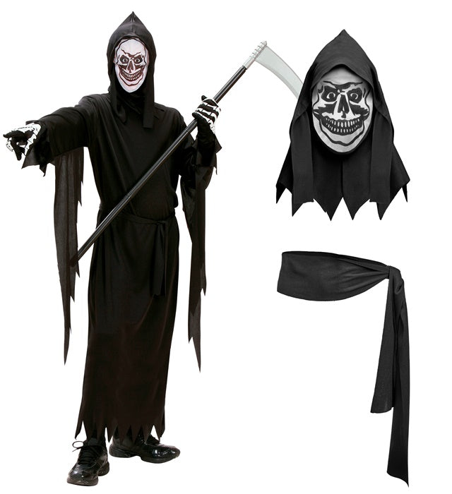 Grim Reaper  Robe, Belt, Hooded Mask 