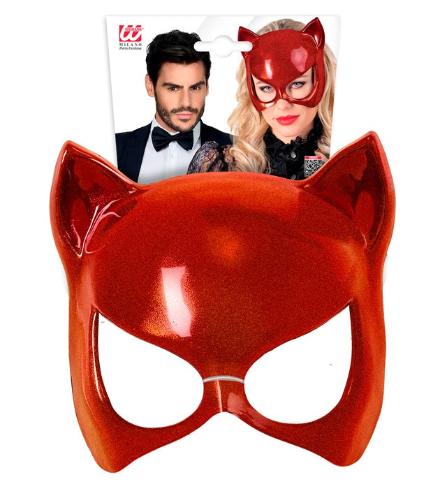 Eye Mask Cat Red