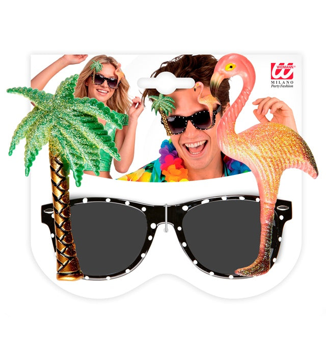 Flamingo Tropical Glasses