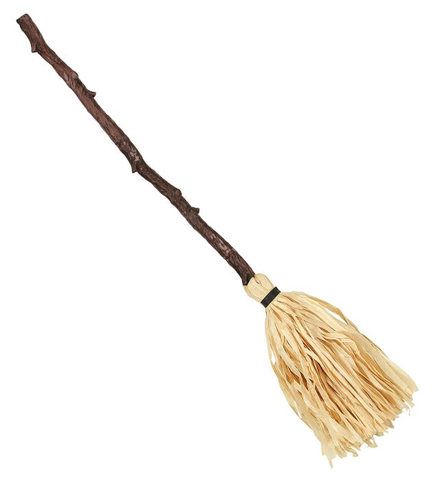 Collapsible Crooked Witch Broom 138 Cm