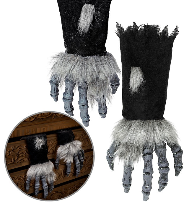 Monster Hands With Fur & Black Sleeves