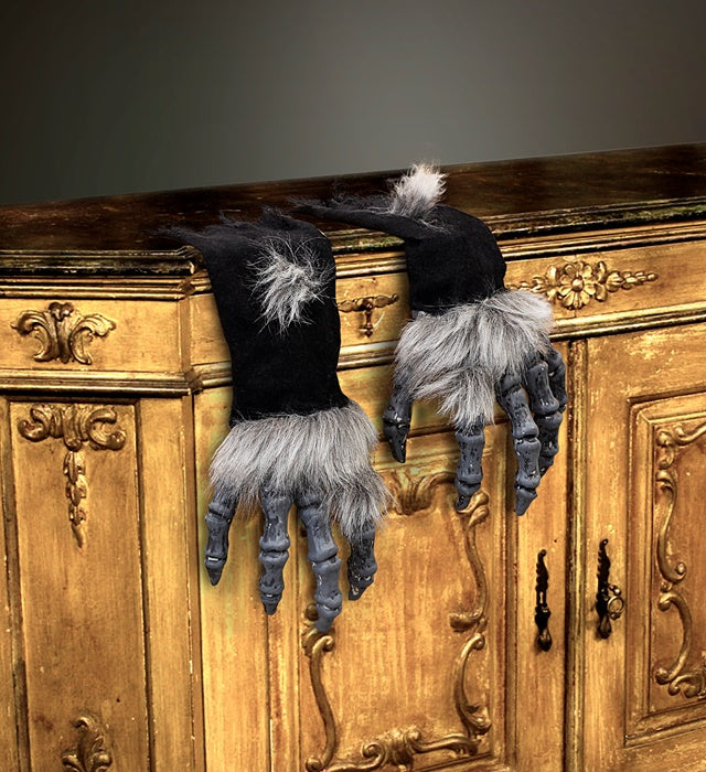 Monster Hands With Fur & Black Sleeves