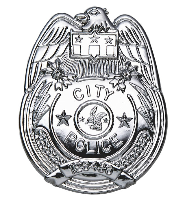 Silver Police Badge