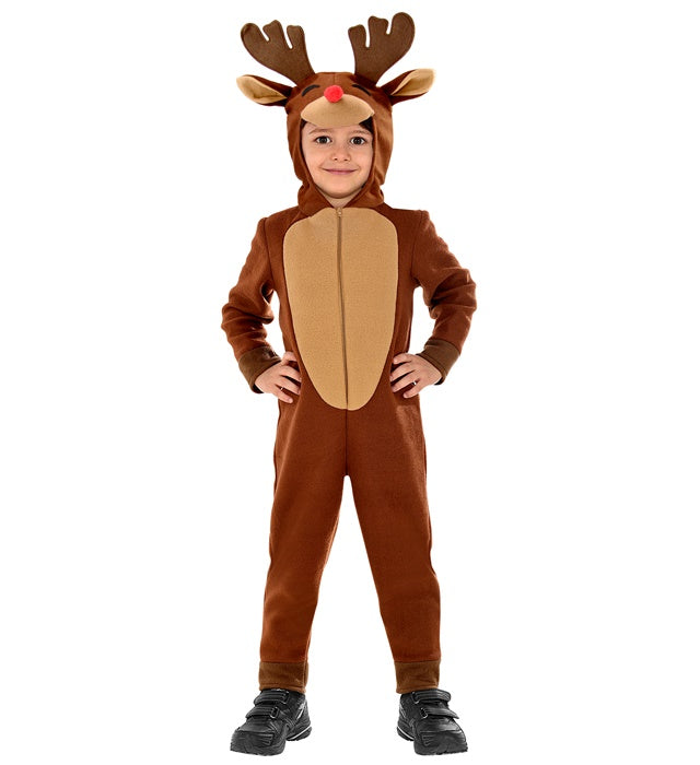 Reindeer  Hooded Jumpsuit 