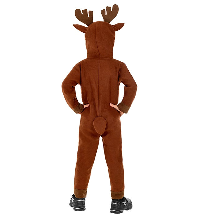 Reindeer  Hooded Jumpsuit 