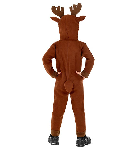 Reindeer  Hooded Jumpsuit 