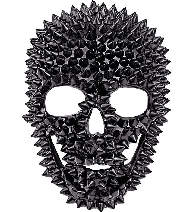 Mask Skull Spiked Black