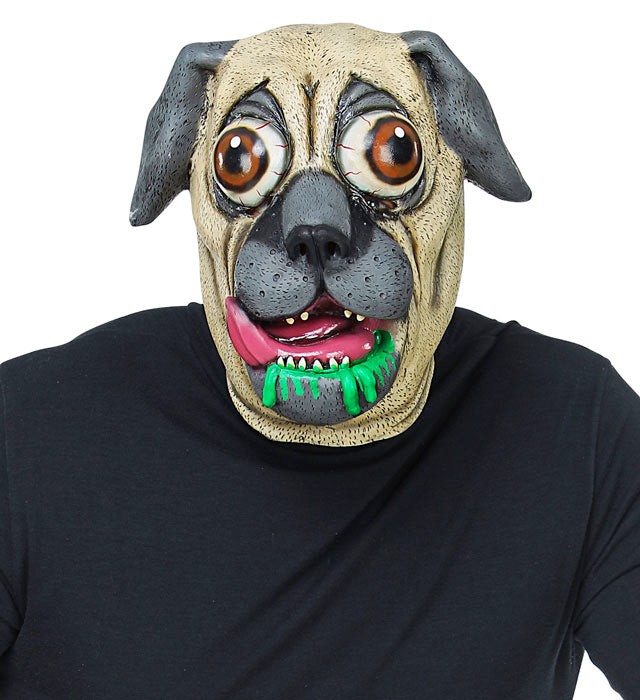 Big Eyes Bulldog Full Head Mask