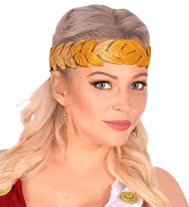Gold Laurel Leaf Headband