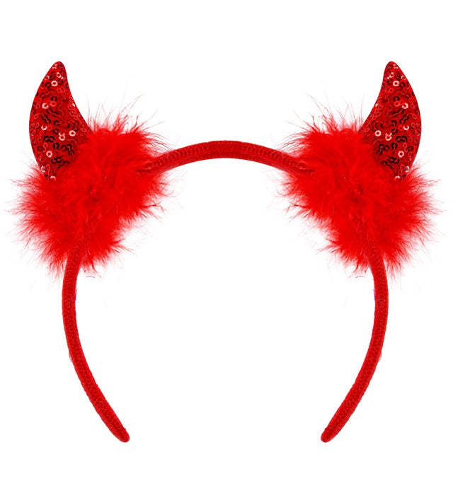 Red Sequin Horns