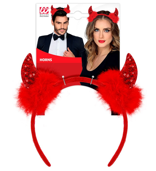 Red Sequin Horns