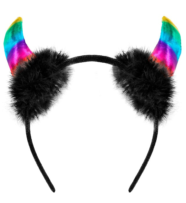 Rainbow Metallic Horns