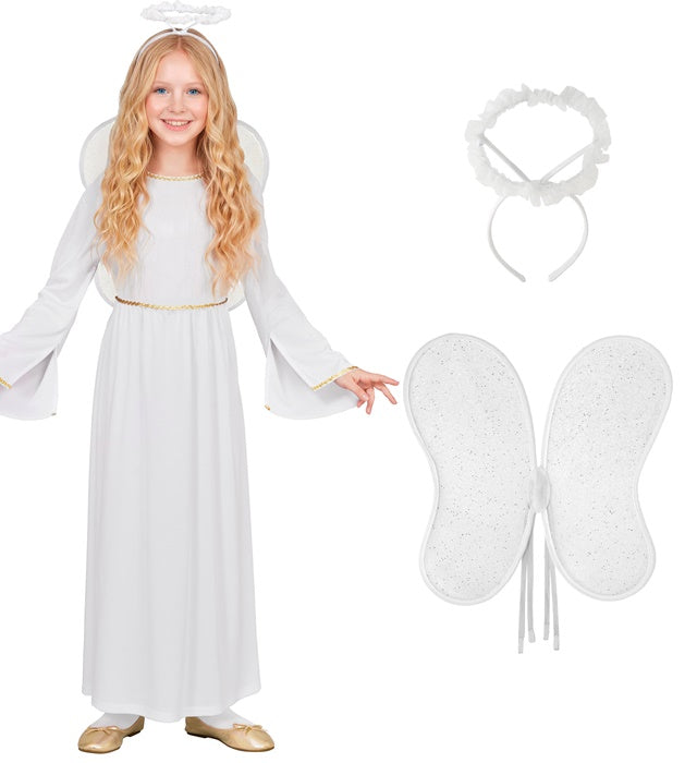 Angel  Dress, Wings, Halo 