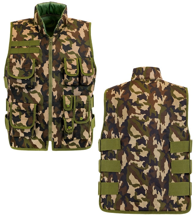 Camouflage Military Tactical Vest Child Size