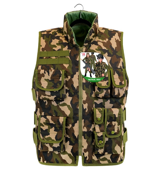 Camouflage Military Tactical Vest Child Size