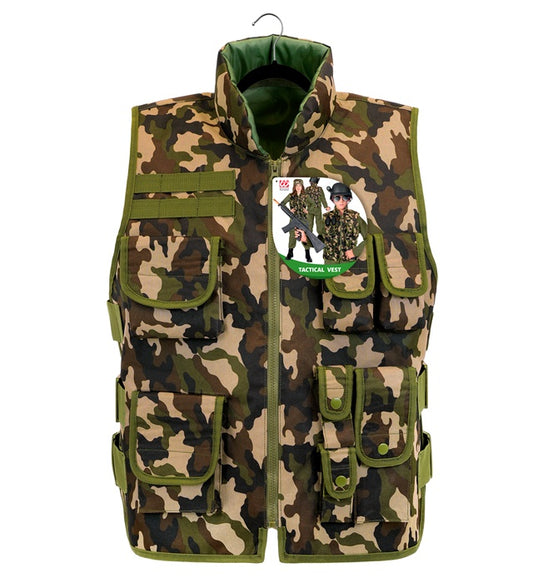 Camouflage Military Tactical Vest Child Size