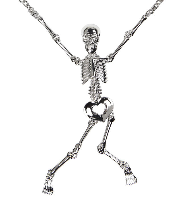Silver Skeleton Necklace