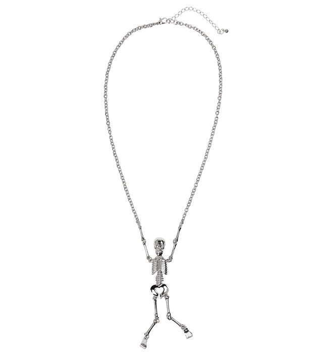 Silver Skeleton Necklace