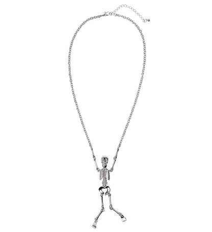 Silver Skeleton Necklace