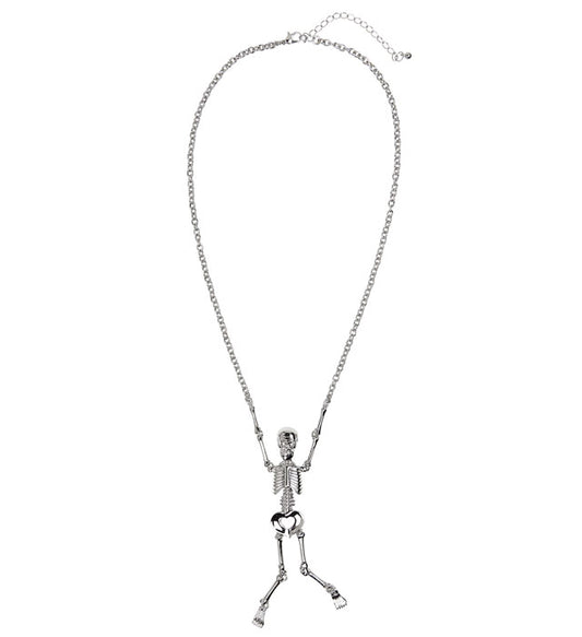 Silver Skeleton Necklace