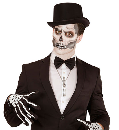 Silver Skeleton Necklace