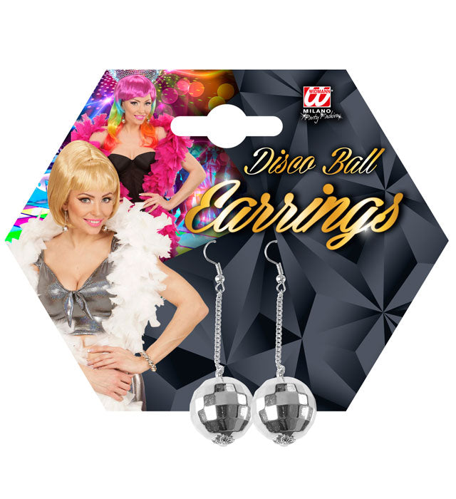 Pair Of Disco Ball Earrings