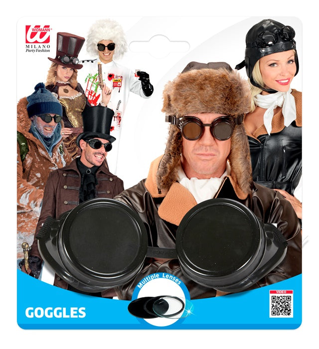 Welder / Expeditioner / Aviator Glasses With Multiple Lenses