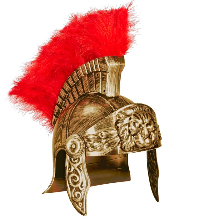 Antiquated Gold Roman Helmet