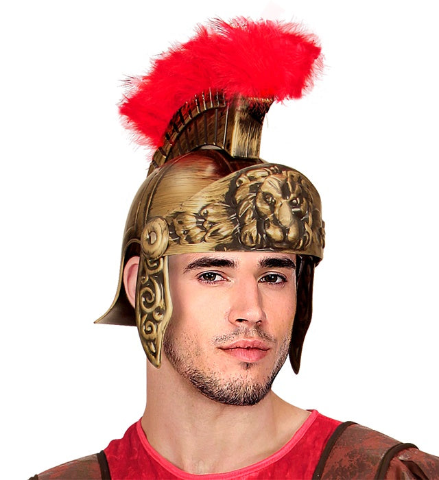 Antiquated Gold Roman Helmet
