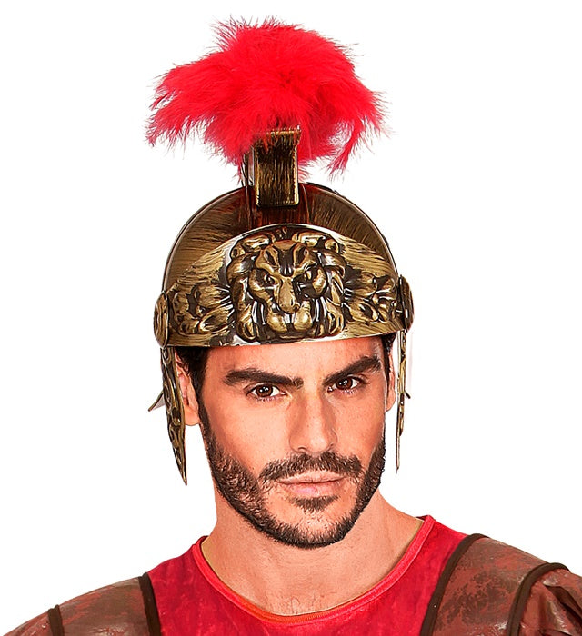 Antiquated Gold Roman Helmet