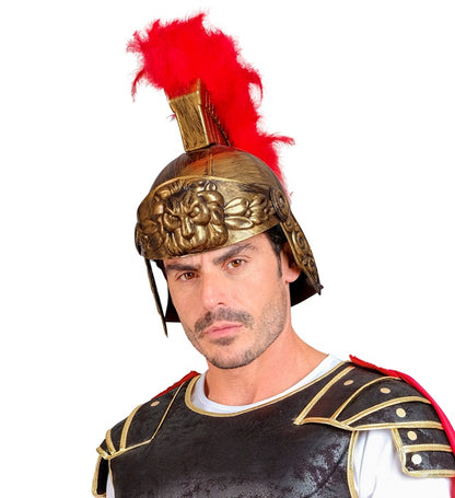 Antiquated Gold Roman Helmet