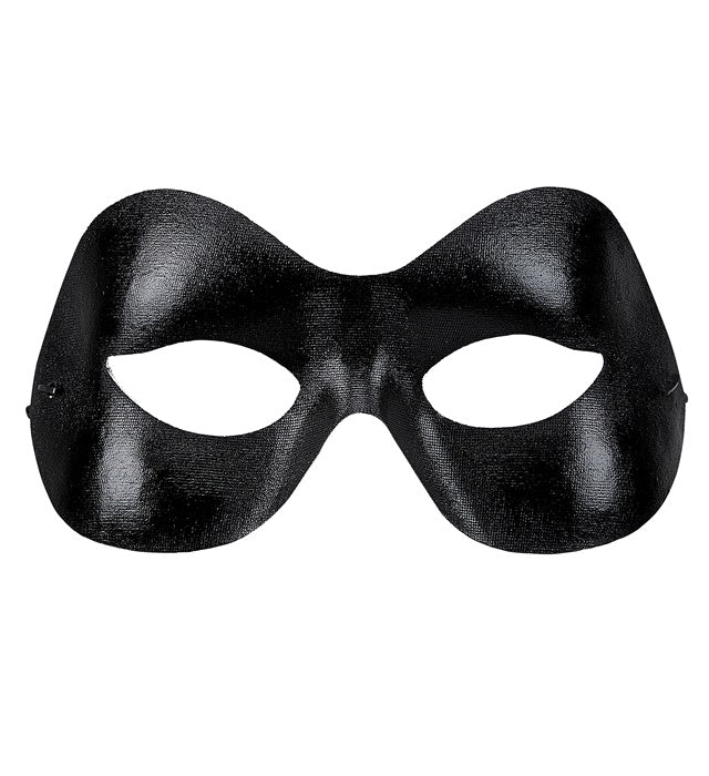 Unisex Shiny Black Fidelio S&M Eyemask
