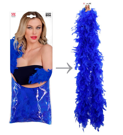 Feather Boa Blue - 1,80 M - 50 G