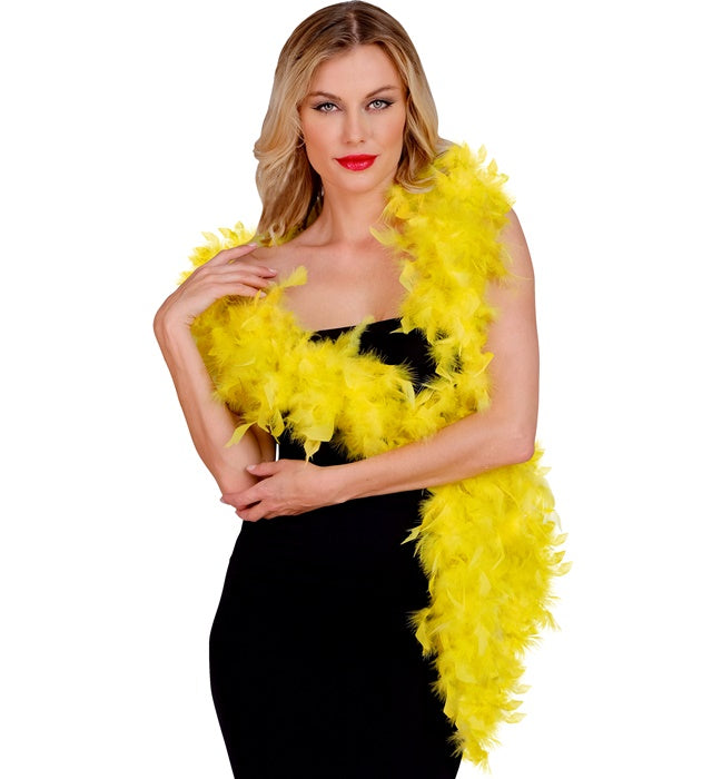 Feather Boa Yellow - 1,80 M - 50 G