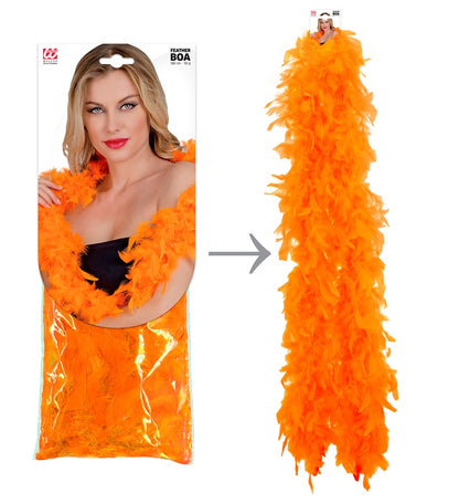 Feather Boa Orange - 1,80 M - 50 G