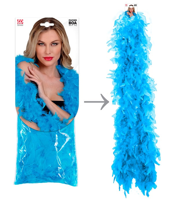 Feather Boa Turquoise - 1,80 M - 50 G