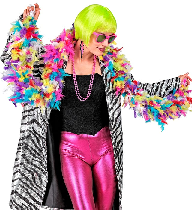 Multicolor Feather Boa - 1,80 M - 50 G