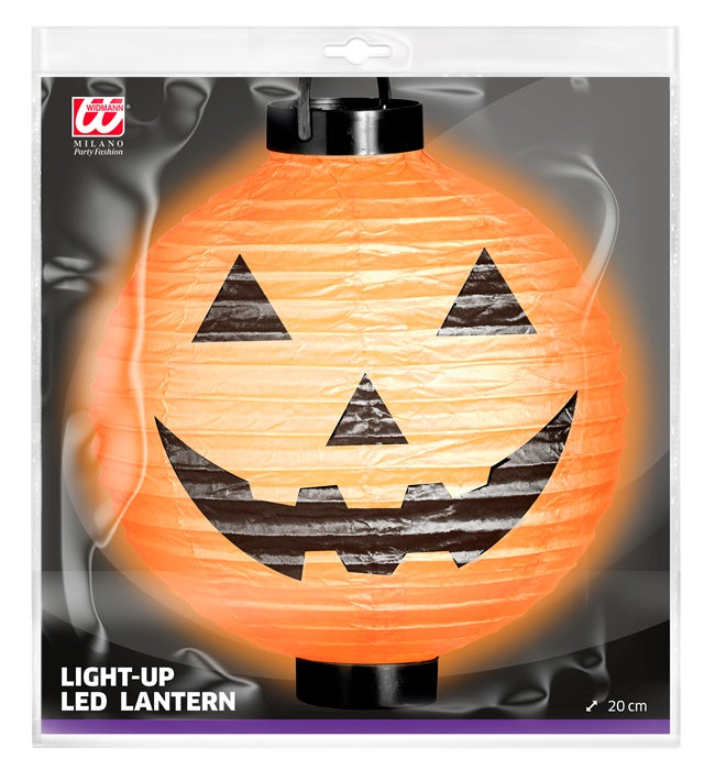 Led Light Pumpkin Lantern  - 20 Cm
