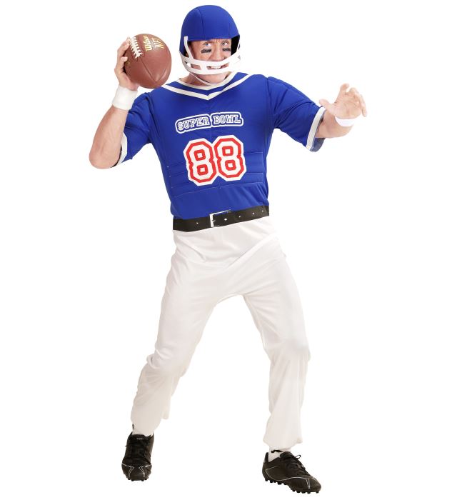 American Football Player  Overalls, Helmet 