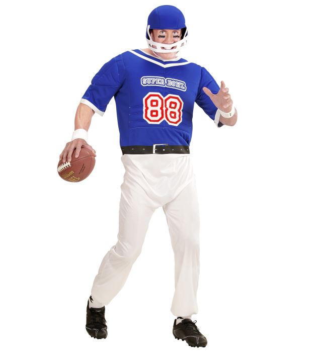 American Football Player  Overalls, Helmet 