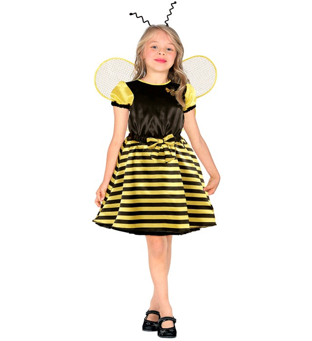 Bee  Dress, Underskirt, Bow Belt, Wings, Antennas 