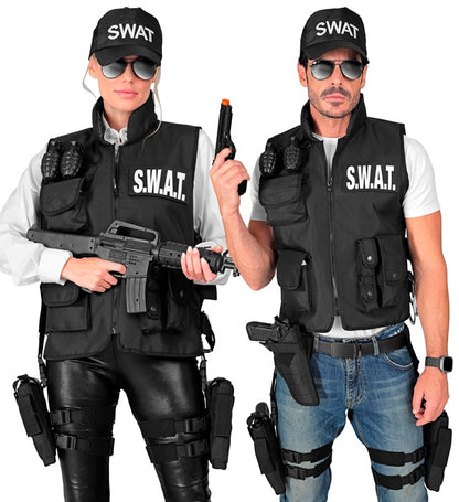 Black Tactical Right Leg Holster