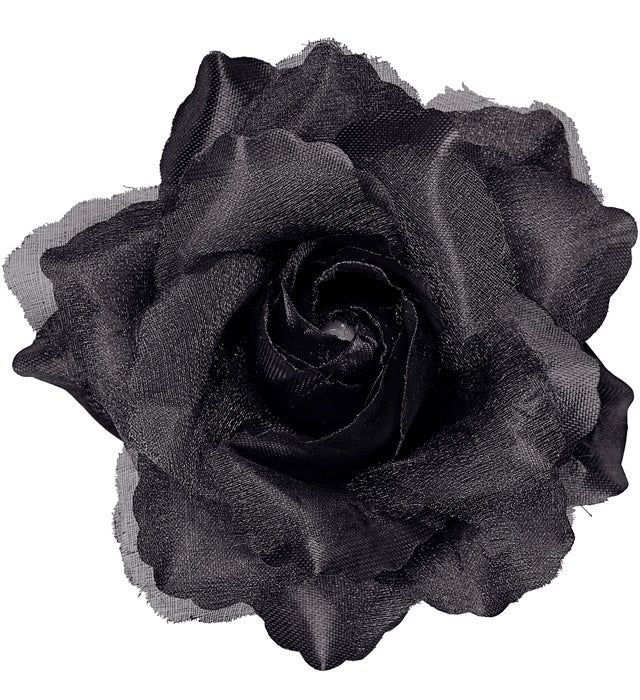 Black Rose Hair Clip 