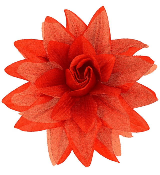 Red Flower Hair Clip 