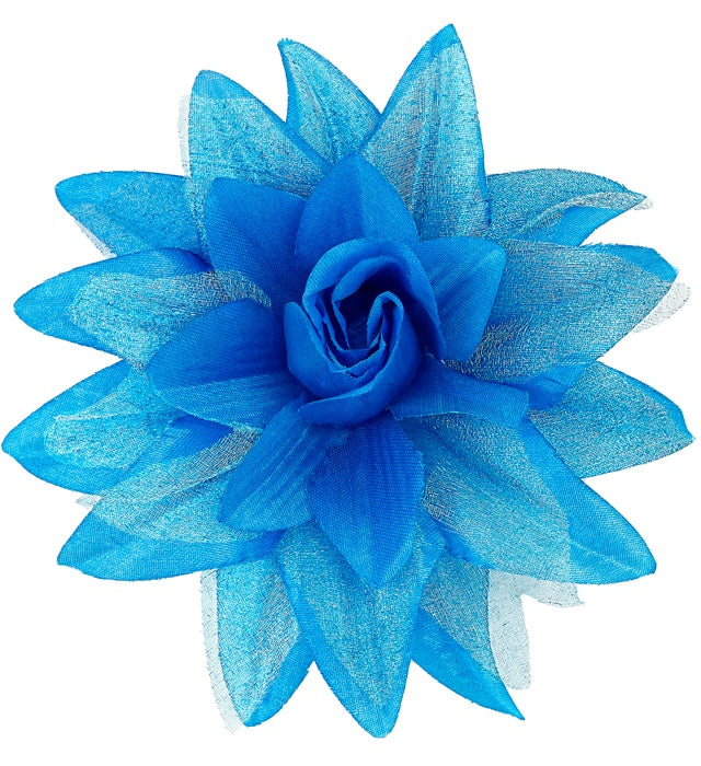 Azure Flower Hair Clip 