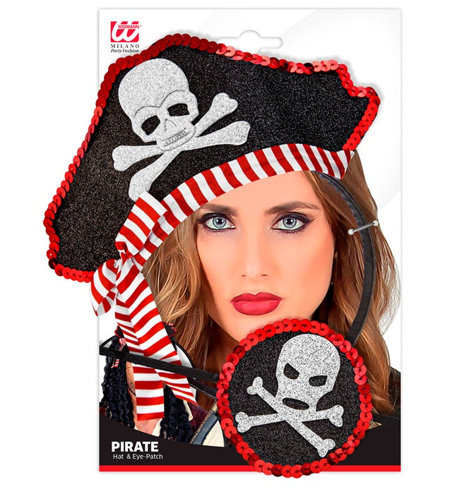 Mini Pirate Hat & Eye-Patch