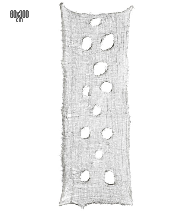 Grey Freaky Fabric 60X300 Cm