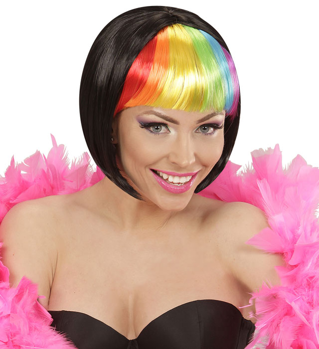 Rainbow Rave Wig In Box