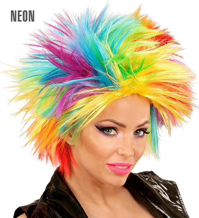 Rainbow Punk Wig In Box