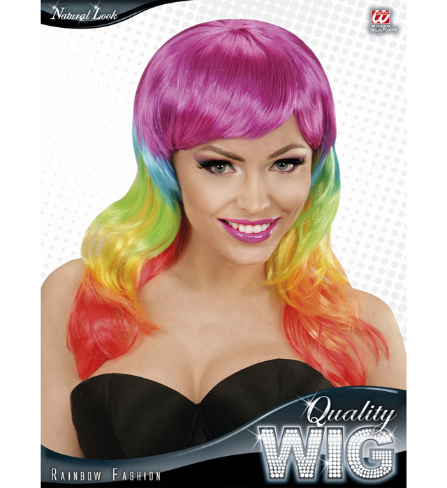 Rainbow Fashion Wig In Box